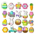 thumbnail image 2 of 20PCS Easter Hanging Ornaments Cute Easter Egg and Rabbit Decorative Pendant Birthday Party Hanging Pendant for Festival Decoration Home Decor Holiday Party Supplies, 2 of 6