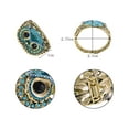 thumbnail image 3 of Alilang Womens Antique Owl Bird Crystal Rhinestone Costume Cuff Bangle Bracelet, 3 of 5