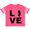 Football Pink and White, variant on Inktastic Love New Jersey Boys or Girls Toddler T-Shirt