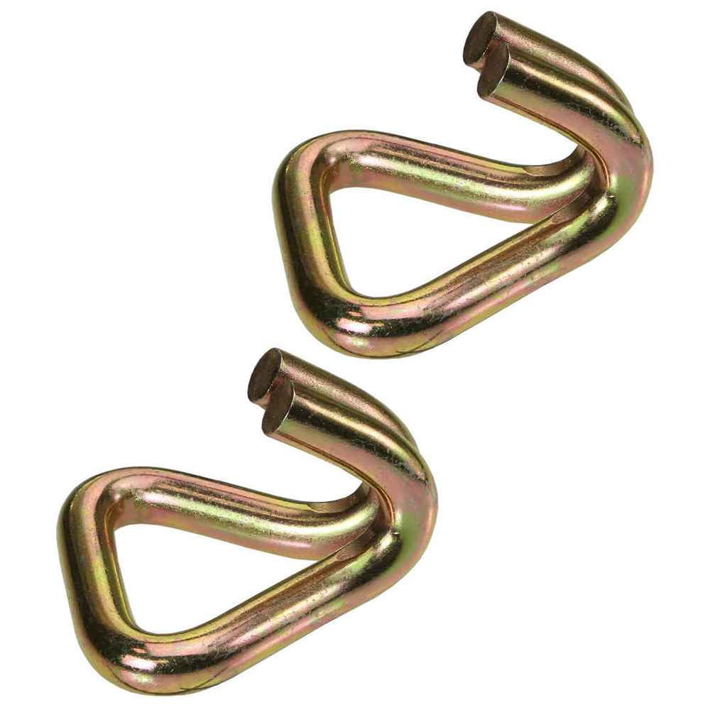 2" Short Wire Hook 11,000 lb. Break Strength 2 Pack