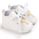thumbnail image 2 of Newborn Baby Shoes Comfortable Breathable Cross Embroidered Baptism Shoes Boy and Girl Non Slip Cloth Soled First Walking Shoes, 2 of 5