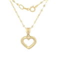 thumbnail image 2 of Cadena Con Dije Corazón Contorno 1.3 cm Oro Sólido 10k, 2 of 5