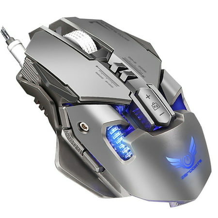 Gaming Mouse - 4000 DPI , 7 Programmable Buttons , Wired Game Mouse With LED