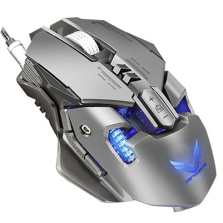 3 Programmable Buttons - Gaming Mouse - 4000 DPI , 7 Programmable Buttons , Wired Game Mouse With LED Backlight