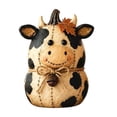 thumbnail image 3 of Farm Animal Pumpkin Figurines - Fall Figurines for Thanksgiving Table Decor, Fall Shelf Decor & Primitive, Cow Decor for Home Halloween Harvest Indoor Shelf Bookshelf Table Windowsill, 3 of 9