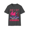 thumbnail image 2 of Girls love Ocean Animals Novelty Fish Lovers Unisex Softstyle T-Shirt, 2 of 6