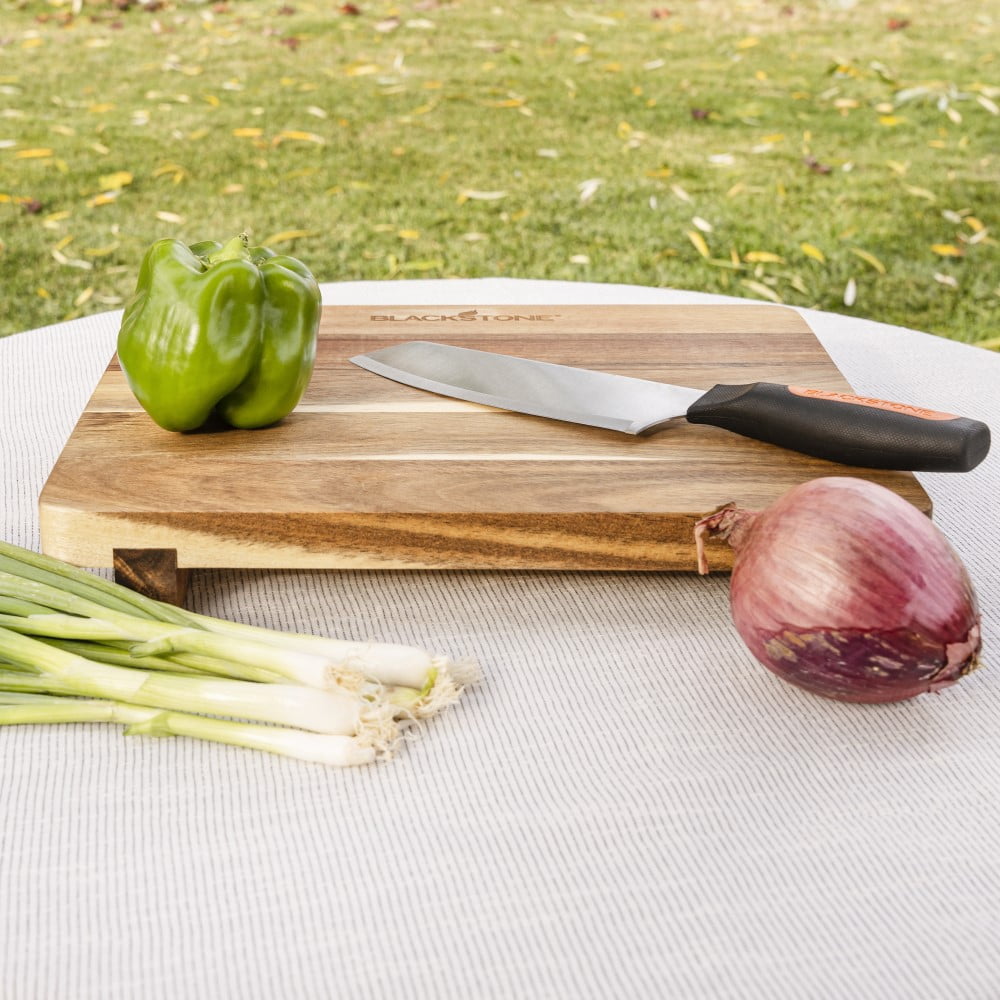 Blackstone Acacia Wood Griddle Top Cutting Board with Feet
