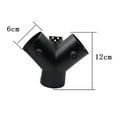 thumbnail image 4 of LOVIVER Ducting Exhaust Connector W/ Regulating Valve Vent Duct 3 Outlets Splitter 60mm Y Shape, 4 of 8