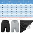 thumbnail image 2 of Athletic Shorts for Men, Men's Activewear Quick Dry Basketball Shorts for Workout, Gym, Running, Black, 2XL, 2 of 7