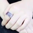 thumbnail image 6 of High polished (no plating) Stainless Steel Ring with Top Grade Crystal in Multi Color for Women Multi Color Stone Color Style TK3703 Size 6, 6 of 6