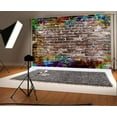 thumbnail image 2 of ABPHOTO 7x5ft Photography Backdrop Graffiti Brick Wall Grunge Texture Background Backdrops for Photo Shoots Newborn Lovers Party Adult Kids Baby, 2 of 4