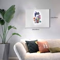 thumbnail image 3 of Saiise inside out 2 Frameless Canvas Wall Art - Contemporary Abstract Artwork for Home, Office & Living Room - Easy to Hang, Vibrant Colors, Ideal Gift Idea- 12"x16", 3 of 7
