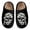 Black, variant on Halloween Slippers for Men Women Soft Plush Fuzzy Skeleton Goth Cute Spooky Shoes Memory Foam Non- Warm Lining House Shoes Indoor and Outdoor Halloweens Gifts