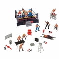 thumbnail image 3 of Naiovety Juguetes de lucha, juguetes de guerreros luchadores, juego de anillos de lucha divertidos portátiles resistentes al desgaste, Decoración del hogar, 3 of 6