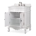 thumbnail image 5 of Benton Collection 30" White Antique Bathroom Vanity, 5 of 6