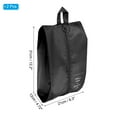 thumbnail image 2 of Uxcell Waterproof Shoes Bags, Travel Storage Bag Shoes Organizer with Zipper, 2 Pack Black, 2 of 6