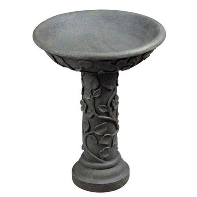 Kenroy Home 51053BP Vineyard Outdoor Bird Bath Walmart Canada