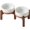 Double Bowls with Stand- Vanilla White, variant on 6.1" Elevated Dog Bowls Ceramic Raised Dog Bowl with Non-Slip Stand (Acacia Wood) Two Height Options, Dog Food & Water Bowl for Small & Medium Breed Dogs - 3.4 Cups 27 oz