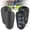 Black, variant on Hengguang 2 Pairs Mini Soccer Shin Guards, 10x6cm/ 3.94x2.36in PBT and EVA Material Miniature Shin Guards, Extra Small Shin Pads So Light and Comfortable for Teenagers Adults Boys Girls