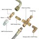 thumbnail image 3 of Universal Turbo Oil Feed Line Oil Return Line Oil Drain Line Kit 1/8 NPT 4AN T3 T4 T3/T4 T04E T70 T, 3 of 5