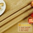 thumbnail image 7 of BALCONY & FALCON Rectangle Tablecloth Water Resistant Brilliant Linen Tablecloths for Wedding Dining, Gold, 55" x 71", 7 of 7