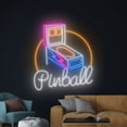 thumbnail image 4 of Handmadetneonsign Pinball Machine Wall Art, Game Room Wall Decor, Pinball Arcade Wall Decor, 4 of 5