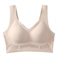 thumbnail image 4 of Lovskoo Women's Bra Breathable Plus Size Back Seamless Sports Bra Comfort Everyday Bra Pink, 4 of 5