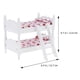 thumbnail image 4 of KAKOWELY Cama de juguete de doble capa, litera de madera para jugar, modelo de dormitorio, muebles para muñecas, 4 of 5