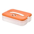 thumbnail image 2 of Fiudx Ofertas Del Día Contenedores organizadores Para Refrigerador: Contenedores De Plástico Transparente Para Refrigerador, Congelador, Gabinete De Cocina, organización Y Almacenamiento De Despensa, 2 of 7