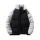 thumbnail image 1 of Puntoco Chaqueta De Plumón De Color Liso Para Hombre Con Bolsillo Con Cremallera Cálida, Chaqueta Informal Con Capucha Y Manga Larga, 1 of 3