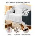 thumbnail image 4 of Dogs Showering Couch Cover, Modern Abstract Art Funny Animals Sofa Cover Blanket for 1 Seat Cushion, Sectional Sofa Slipcover Furniture Protector for Living Room Bedroom 71''x91'', 4 of 9