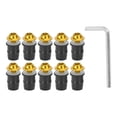 thumbnail image 3 of Fairing Screen , Windshield Screw Kit Functional With Wrench For Motorcycle Red,Black,Golden, 3 of 8