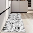 thumbnail image 4 of Halloween Doodle Icons Pattern Kitchen Rug Mat,Kitchen Runner Rugs Non Skid Washable,Decorative Kitchen Floor Mats for Kitchen,Sink,Laundry,17"X47", 4 of 5