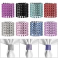 thumbnail image 5 of 10pcs Hotel Kitchen Gadgets Christmas Ornament Towel Holder Table Decoration Napkin Rings Napkin Buckle RED, 5 of 8