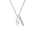 thumbnail image 2 of Delight Jewelry Silvertone Te Amo Infinity Sign Silvertone Balance Bar Charm Necklace, 23", 2 of 4