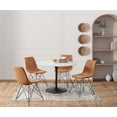 thumbnail image 4 of Trenton Chair 4/CTN in Sand Faux Leather, 4 of 12