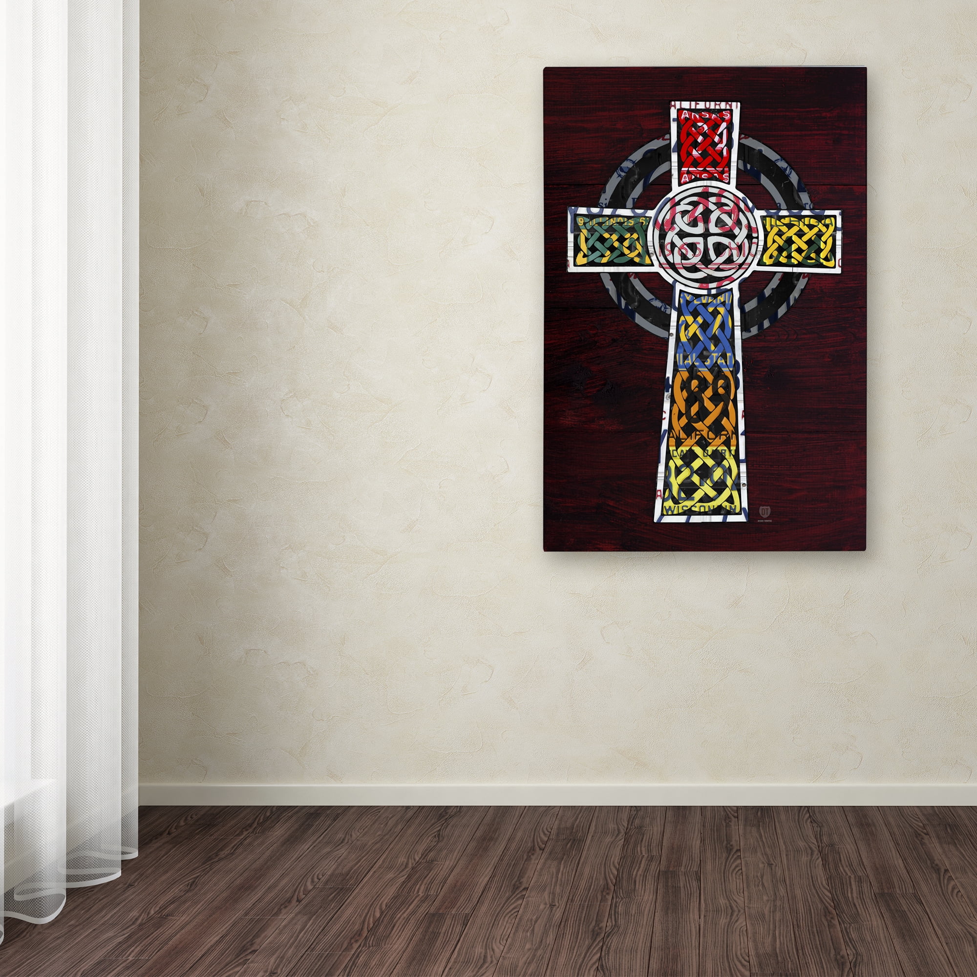 Trademark Fine Art 'Celtic Cross' Canvas Art by Design Turnpike