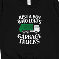 thumbnail image 3 of Inktastic Just a Boy Who Loves Garbage Trucks Toddler Sweatshirt, 3 of 4