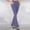 Purple women high waist flare trousers with pockets a1, variant on Women's High Waisted Flare Leg Trousers with Pockets Solid Elegant Long Pants for Office Work Lounge Casual Business Wear, Purple S