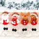 thumbnail image 1 of onlyliua Descuentos de Temporada Decoraciones Navideñas Ciervo Navideño Muñeco de Nieve Decoraciones para Árboles de Navidad, 1 of 2