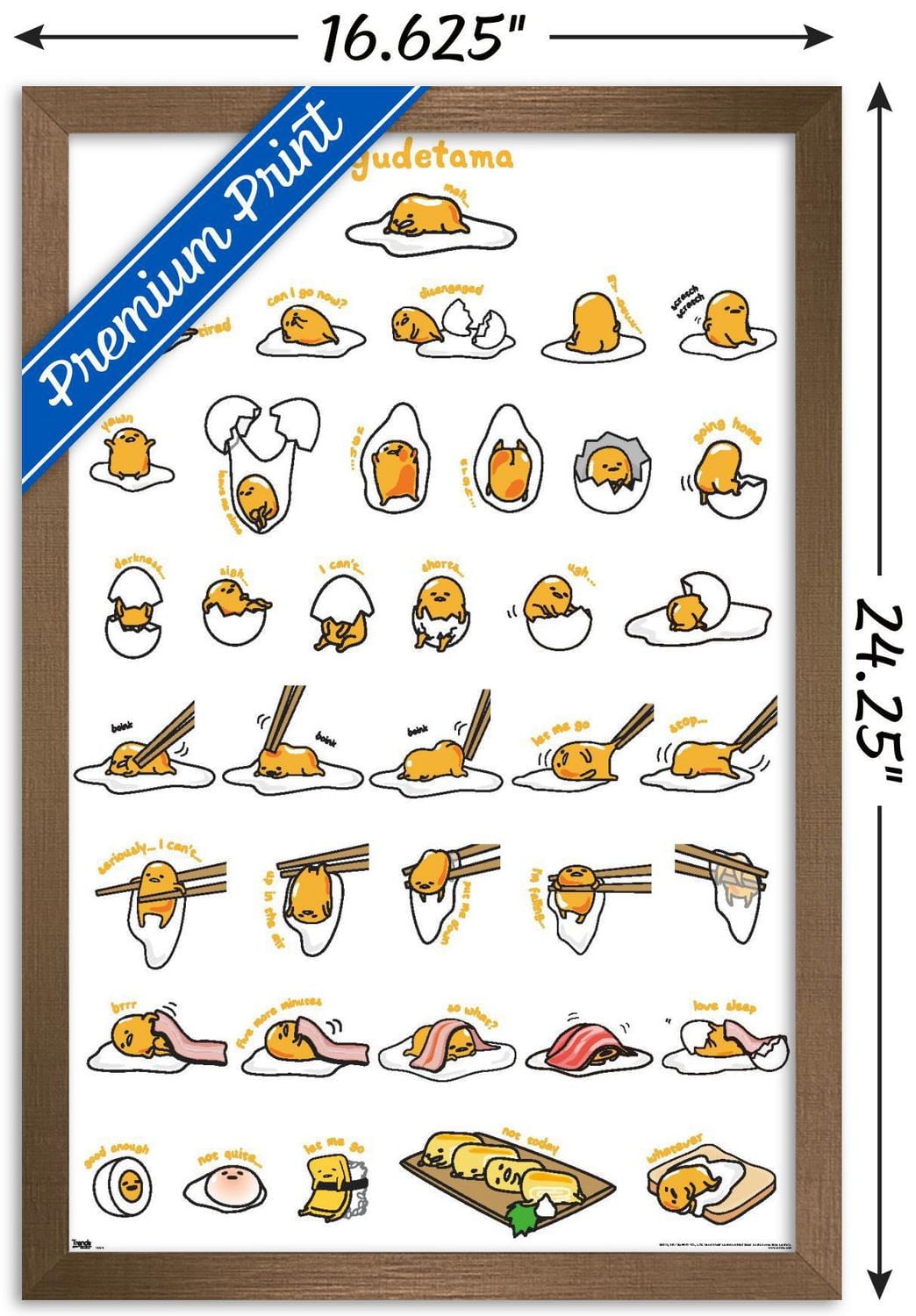 Gudetama - Grid Wall Poster
