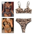 thumbnail image 1 of Conjunto de con tiras Push Up, traje de baño inferior alto, traje de baño, Tankini, ropa de playa para , playa Baoblaze  Traje de bikini de mujer, 1 of 8