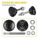 thumbnail image 2 of 2 PCS Push Button Quick Release Hood Bonnet Pins Lock Clip Car Bumper Latch Kit, 2 of 5