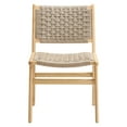 thumbnail image 6 of Modway Saoirse Woven Rope Wood Dining Side Chair in Natural Natural, 6 of 10