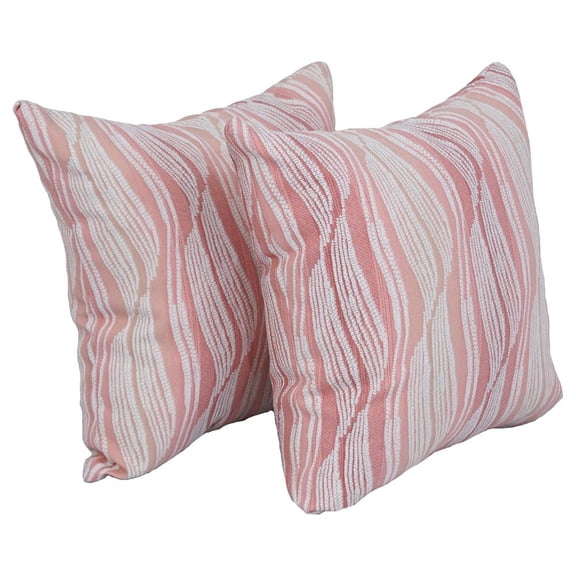 17-inch Jacquard Throw Pillows with Inserts (Set of 2) 9910-S2-ID-083