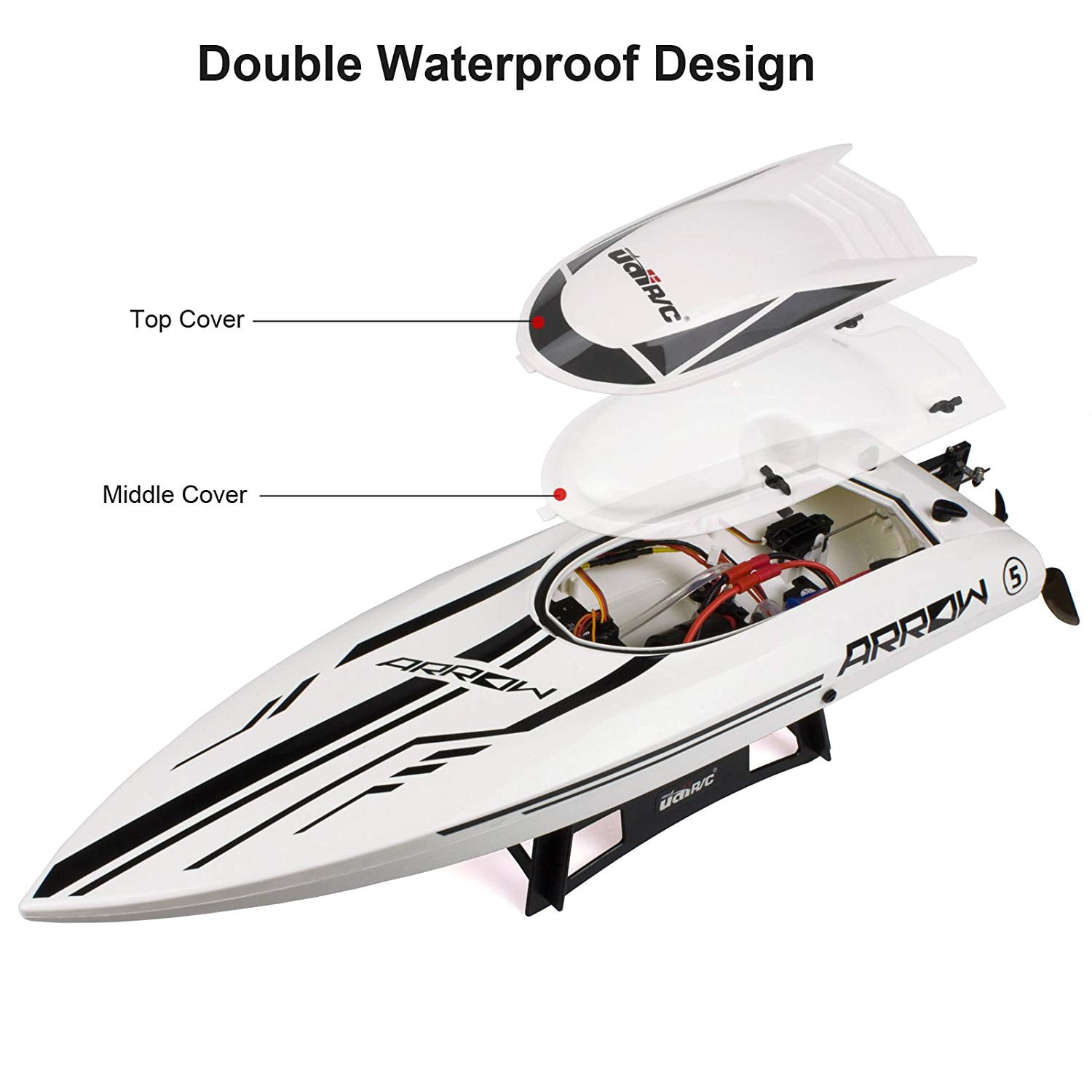 UDI005 High Speed Brushless RC Racing Boat Electronic Remote Control Boat Gift 