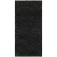 thumbnail image 3 of SAFAVIEH Milan Harlow Solid Plush Shag Runner Rug, Dark Grey, 2' x 6' - Modern Design, Dark Grey, Non-Shedding & Easy Cleaning, Ultra Plush Thick Pile, Ideal for Living Room, Bedroom, Entryway, 3 of 10