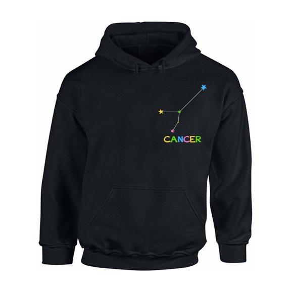 Cancer Hoodie for Women Men - Zodiac Sign Birthday Astrology Gifts - Hooded Sweatshirt
