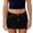 Black, variant on Unir Women Retro Polka Dot Stretch Denim Mini Skirt Mid Rise Button Zip Built-In Safety Liner Y2K Street Casual Short Bottom 1PC S-XL Plus Size Friendly
