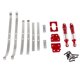 thumbnail image 4 of Kits de actualización de piezas para coche RC, fijación de resorte de eje trasero de metal para escala 1:12 rojo, 4 of 9